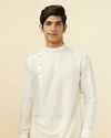 Warm White Side Open Kurta Set